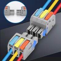 10 ชิ้น Docking Mini Quick Wire Connector ขนาดกะทัดรัดสายไฟตัวเชื่อมต่อ Push-in Butt Conductor Terminal Block-Shief