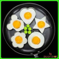 แม่พิมพ์ทอดไข่ เเพนเค้ก แบบสแตนเลส แม่พิมพ์ครัวทำอาหาร ไข่ดาว ไข่เจียว  ปลีก/ส่ง B85