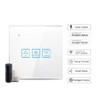 Wi-Fi ไฟหรี่อัจฉริยะสวิทช์หน้าจอโทรศัพท์การควบคุมด้วยเสียงเข้ากันได้กับ Alexa APP ควบคุมสมาร์ทหุ้นสวิตช์ไฟอัจฉริยะเบ้าติดผนังสีขาว (1 Gang)