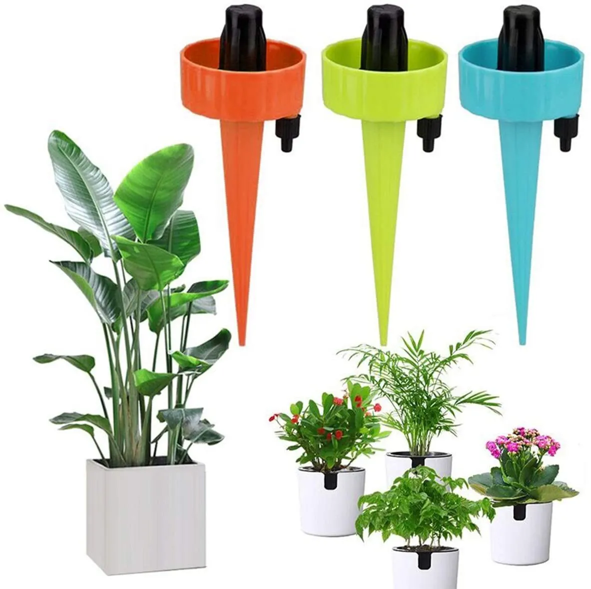 14pcs Adjustable Plant Waterer, Indoor Outdoor Automatic Plant
