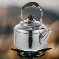 Stainless Steel Kettle Large Capacity Tea Pot Teakettle Portable Boiler Water Anti-scalding Handle Stovetop Make Camping