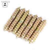 20Pcs/set 5x30mm Dowel Screw Woodworking Furniture Connector Double Ended Screw iron self tapping screw tornillos