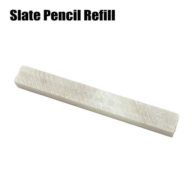 white-slate-pencil-refill-soapstone-marker-holder-talc-pen-125mm-for-engineering-marking-machinery-manufacturing-tool-parts