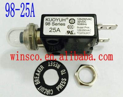 98-25a ฝากันน้ำ Kuoyuh Circuit Breaker 98 Series 25a