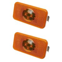 2X 24V Car Truck LED Side Marker Light Indicator Lamp 4 LED for Trucks FM/