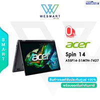 [0% 10 เดือน] ACER Aspire 5 Spin 2 in 1 Notebook⚡️A5SP14-51MTN-54VT(NX.KHKST.004): Intel Core i5-1355U/16GB LPDDR5(ON BOARD)/512GB SSD/14"WUXGA IPSTouch Screen/Intel Iris Xe/Windows11H+ Office Home&amp;Student2021/ประกัน3ปีonsite