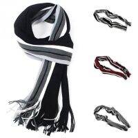 With Tassels Mens Shawls Scarf Tassel Scarf Fringed Muffler Striped Scarf