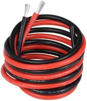 20 Ft 12 Gauge Silicone Wire 10 Ft Red And 10 Ft Black Flexible 12 Awg Stranded Copper Wire (300cm Black+300cm Red)