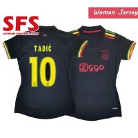 shot goods 【SFS】 Top Quality 21-22 Ajax Jersey Women Female Third Football Soccer Jersey Tshirt Ladise Fans Version