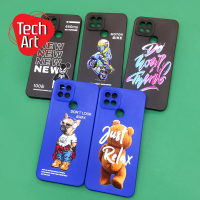 Samsung A04 A12 A13(5G) A20/A30 A20s A23(5G) A50s A73(5G)/Oppo A15 A46 A17 A31(2020) A53 A54 A57 A74 A83 A92 F7 F9 F11pro/vivo V25 Y01/Y15s Y11/12/15/17 Y20/Y12s Y21(2021)เคสมือถือนิ่ม TPU กันเลนส์กล้องนูนลายการ์ตูน