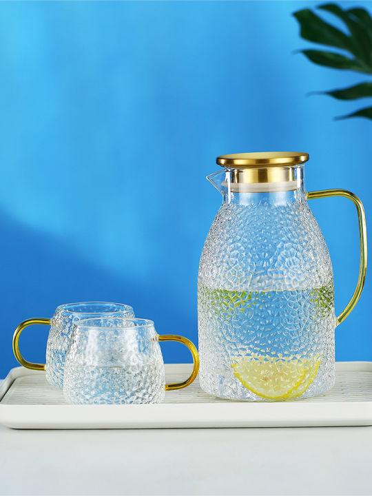 Cold kettle glass heat-resistant high temperature household large-capacity  cold water cup teapot Cold water bottle