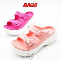 [ลิขสิทธิ์แท้] Baoji Clog รองเท้าแตะ แบบสวม ผู้หญิง พื้นหนา เสริมโฟม บาโอจิแท้ BO37-118