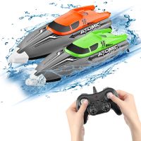 Waterproof 2.4GHz RC Boat 30km/h 4CH Water Cooled Electric Racing Ship Model Toy for Children Adult Gifts Toy