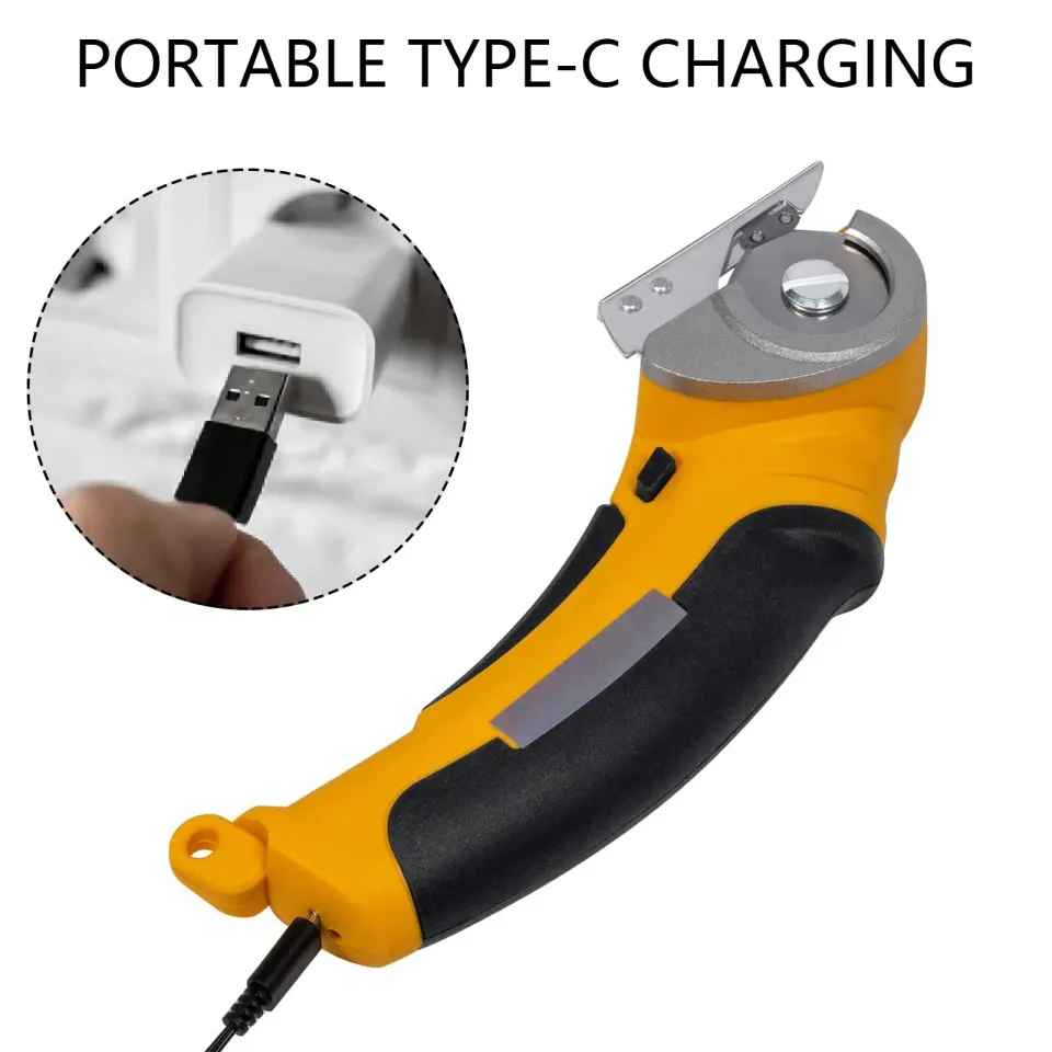 4.2V Cordless Electric Scissors Usb Rechargeable Cutter Portable