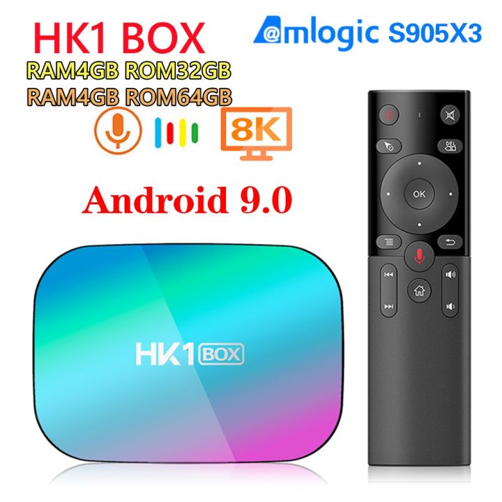 hk1-box-64gb-rom-cpu-s905x3-รุ่นใหม่-แรงสุด-ram4-rom64-wifi-5g-bluetooth-android-box-ร้านนี้ดีกว่าแน่นอน