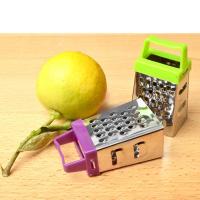 Mini Four-Sided Grater Stainless Steel Planer Multifunctional Peel Cutter Fruit Ginger Garlic Grater Cooking Kitchen Gadget Graters  Peelers Slicers