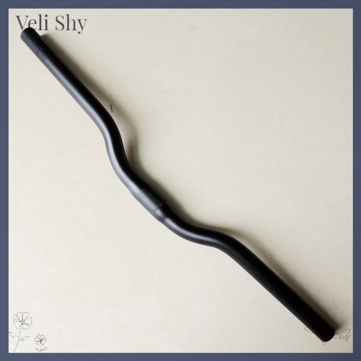 veli-shy-รูปกระเดือกจักรยานเสือภูเขา-25-4x620mm-มือจับจักรยานสีดำด้านสำหรับจักรยานเสือภูเขา