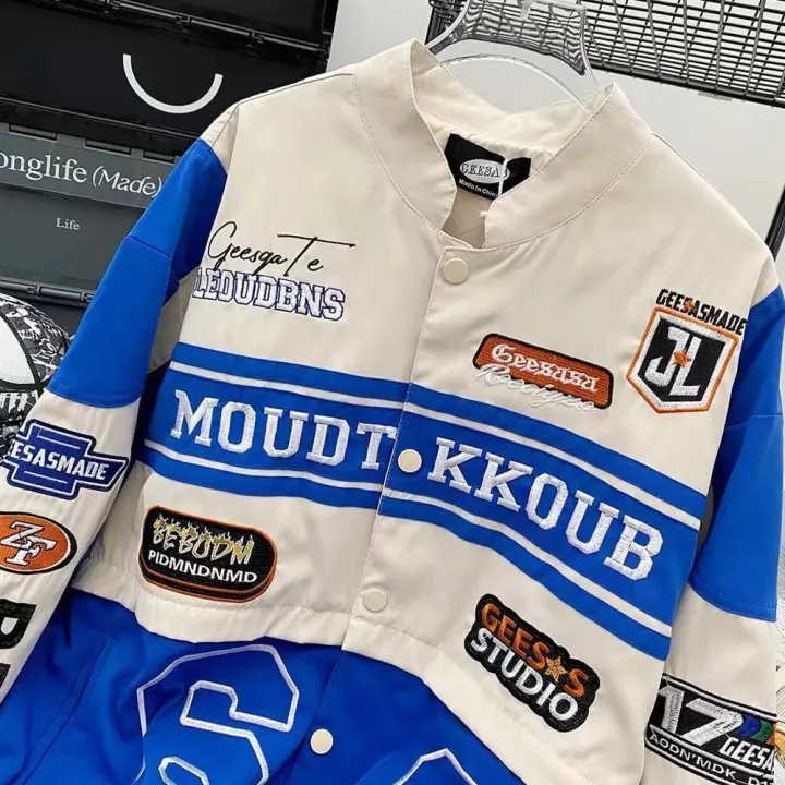 Hong Kongflavored detachable baseball jacket women's autumn 2022