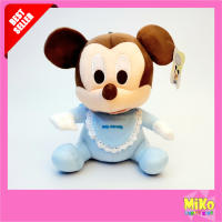 ตุ๊กตา มิกกี้เม้าส์ เบบี้ Baby Mickey ขนาด 10, 12 นิ้ว ลิขสิทธิ์แท้ งานป้าย มอก.