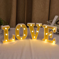 Neon Love English Letter Lights Valentines Day LED Decorative Luminous Props Wedding Wall Room Atmosphere Decor Party Supplies