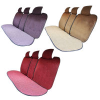 Q7Large Size Flax Car Seat Cover Protector Linen Rear Seat Back Cushion Pad Mat Backrest for Auto Interior Truck Suv