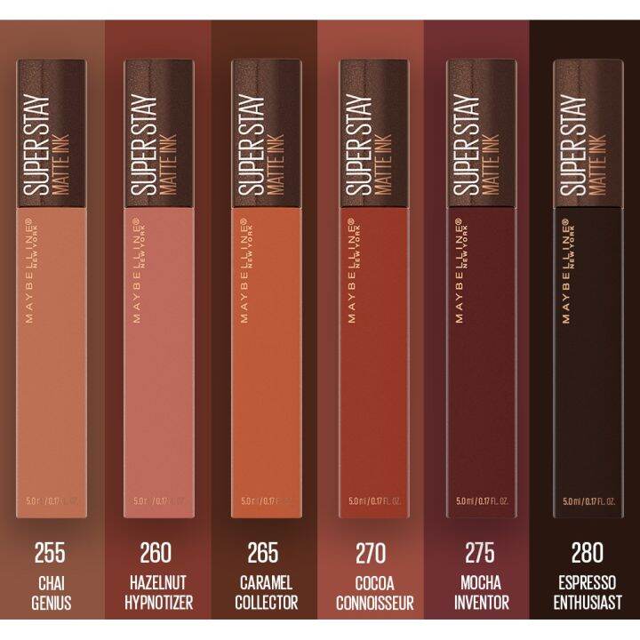 maybelline-superstay-matte-ink-coffee-edition-270-cocoa-connoisseur-สินค้านำเข้า