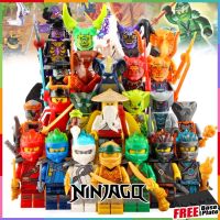 ❁❐ Ninja Master Wu Minifigures General Vex Ninjago Ice Emperor Shark Army Jelly Lord Garmadon Samukai มินิฟิกเกอร์ของเล่น