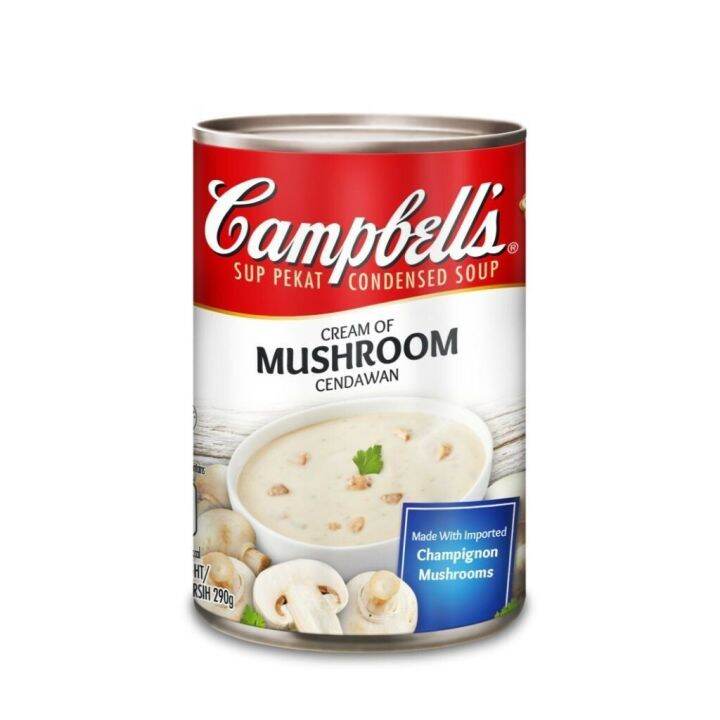 Campbells Cream Of Mushroom Instant Soup 290g Lazada 1003