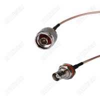 N Type Male to BNC Female Jack Bulkhead Nut O-Ring RG316 Adapter Pigtail Cable For WIFI Radios 15cm/30cm/50cm/80cm/1M/2M Custom