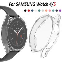 Case Glass for Samsung Galaxy Watch 4 40mm 44mm TPU Screen Protector Bumper for Samsung Galaxy Watch5 40mm 44mm Protective Cover