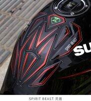 【hot】❅  Reflective Motorcycle Sticker Gas Protector Cover Decoration Decals for etc SPIRIT BEAST