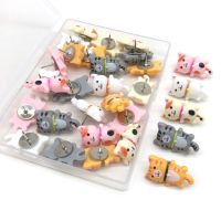 Push Pins Decorative Drawing Pins Cute Cat Animal Thumb Tacks for Home Office Classroom Photos Wall Maps Cork Boards Clips Pins Tacks