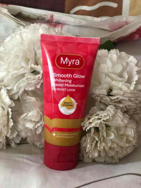 MYRA E SMOOTH GLOW WHITENING FACIAL MOISTURIZER 40mL Lazada PH