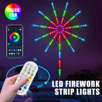 Acesia 1เซ็ตใหม่11 LED ดอกไม้ไฟแถบไฟสี RGB สมาร์ทเพลงซิงค์ APP และการควบคุมระยะไกล