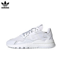 [กล่องต้นฉบับ] adidas Originals Nite Jogger รองเท้ากีฬาสำหรับบุรุษและสตรีรองเท้าผ้าใบ Low Top - FV1267 สีขาว