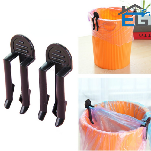 Practical Trash Can Clamp Plastic Garbage Bag Clip Fixed Waste Bin Bag