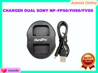 CHARGER DUAL สำหรับSONY NP-FV50 NP FV50 FP50 FH50 HDR CX390 PJ510 290E 820E MAX660660E XR260 CX700E PJ50E 30E SR68 VG10E