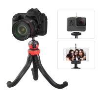 ขาตั้งกล้องโกโปร แบบหนวดปลาหมึก พร้อมหัวต่อบอลหมุนได้ 360 องศา Mini Flexible Octopus Tripod For Gopro DSLR Camera Phone