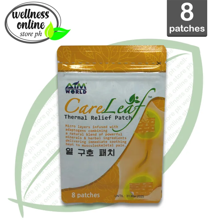 Aim Global CareLeaf Care Leaf Thermal Relief 8 Patches AUTHENTIC Lazada PH
