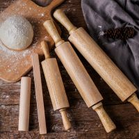 DIY biscuit rubber wood rolling pin household beech kitchen gadget baking tool rolling pin rolling pin dough roller rolling pin Bread  Cake Cookie Acc