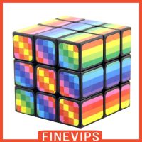 [FINEVIPS] 3x3x3 Mirror Cube Rainbow Smooth Twist Speed Cube Mirror Block Puzzle Cube