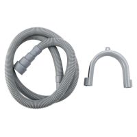 1.5M 5ft 59 inch Machine Dishwasher Drain Hose Extension Washing Pipe with Bracket Set