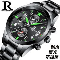 【Hot seller】 counter genuine famous watch automatic calendar mens luminous business casual waterproof high-end