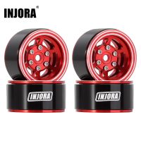 INJORA CNC Aluminum 1.0 Beadlock Wheel Rim for 1/24 RC Crawler Car Axial SCX24 FMS FCX24 AX24 Upgrade (W1006) Electrical Connectors