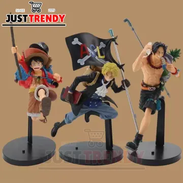 One Piece Figure - 3PCS One Piece Monkey D Luffy Ace Sabo Set PVC Action  Figure