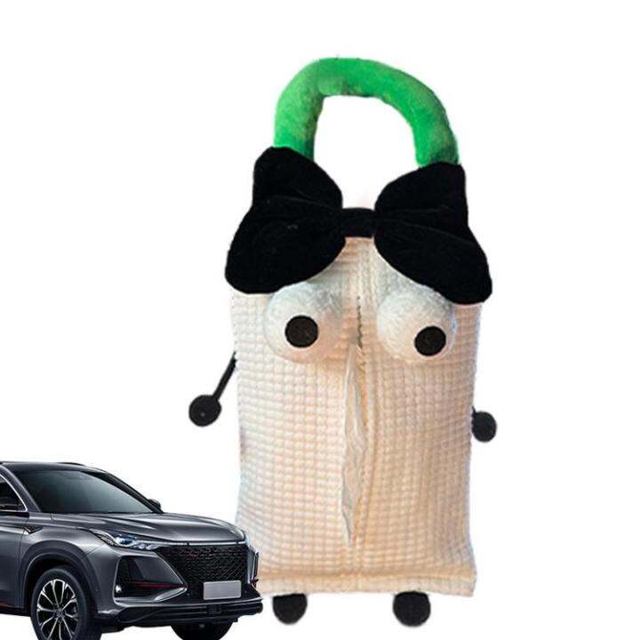 animal-tissue-holder-for-car-animal-shape-plush-tissue-box-cartoon-decorative-comfortable-soft-paper-holder-hangable-for-car-bedroom-hostel-hotel-home-ideal