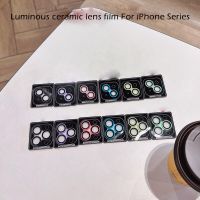 Luminous Camera lens Protector For iPhone 14 12 13 Pro Max 12Mini Camera Protector For iphone 13 14 12 13 11 pro max 14pro  Screen Protectors