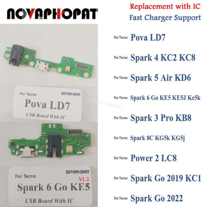 Novaphopat For Tecno Pova Ld7 Spark 4 5 Air 6 Go 3 Pro 8c Power 2 Go 2019 2022 Ke5 Kd6 Kb8 Pova 1913