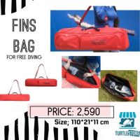 Fins Travel Bag กระเป๋าใส่ฟิน Freedive ใหญ่จุได้เยอะ สามารถใน่ฟินได้2คู่ มีรูสะเด็ดน้ำ 4 รู พร้อมส่งจากไทย