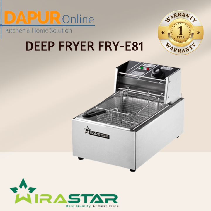 WIRASTAR Electric Deep Fryer Penggorengan Ayam Kentang Nugget Listrik ...